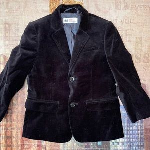 H&M boys Velvet Blazer